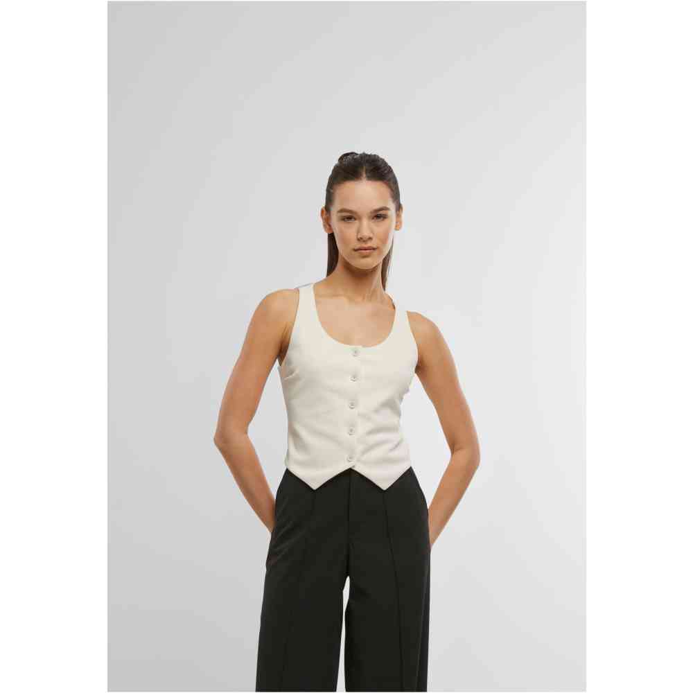 Urban Classics - Jersey Waistcoat - Off white